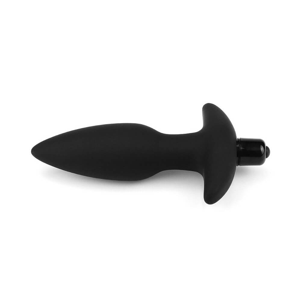 Plug Anal Cônico em Silicone com Cápsula Vibratória e 10 Modos de Vibração - Lovetoy Silicone Fantasy Anal Plug - 10 x 3,4 cm - 3