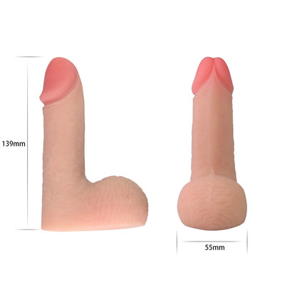 Foto 4 do produto Pênis Packer em TPE para Dar Volume na Calça - Lovetoy Skinlike | 7,5 x 10,5 cm