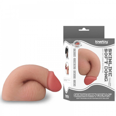 Pênis Packer em TPE para Dar Volume na Calça - Lovetoy Skinlike | 7,5 x 10,5 cm