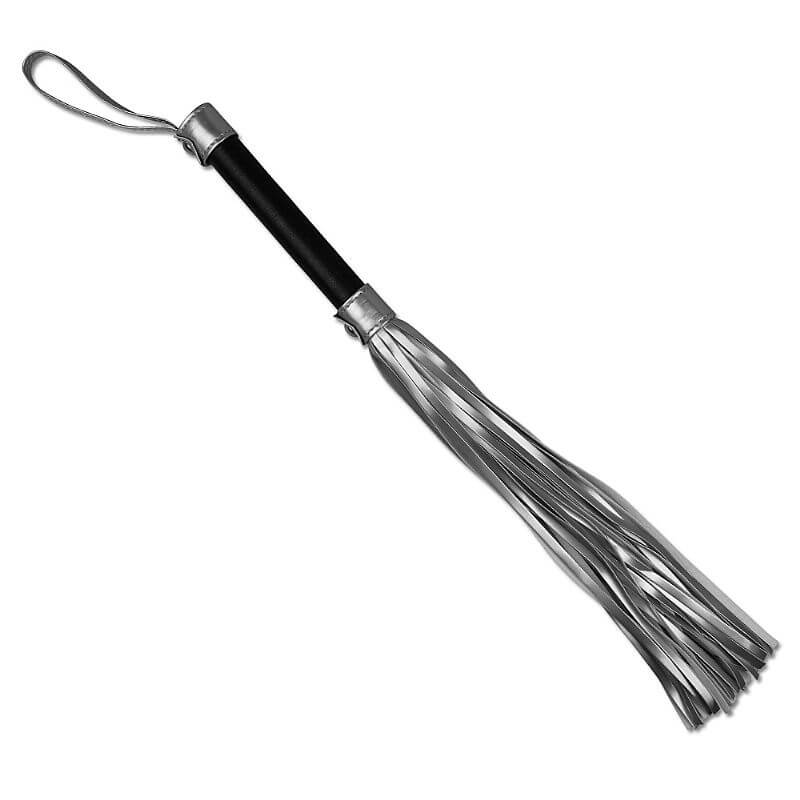 Chicote com Tiras em Couro Sintético - Lovetoy Struggle My Flogger - 2