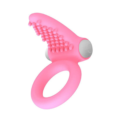 Foto 2 do produto Lovetoy X-Basic - Anel Peniano com Estimulador de Clítoris e Vibração Única | Cor: Rosa