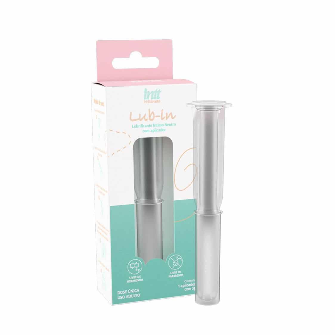 Lubrificante Íntimo Beijável com Aplicador - Intt Wellness Lub-In | 5g | Disponível em 3 Sabores - 5