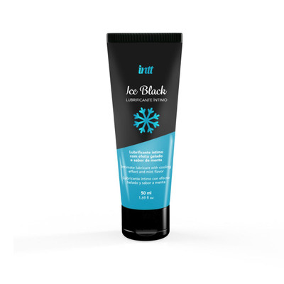 Lubrificante à Base d'Água com Efeito Gelado e Sabor de Menta - Intt Ice Black | 50 ml