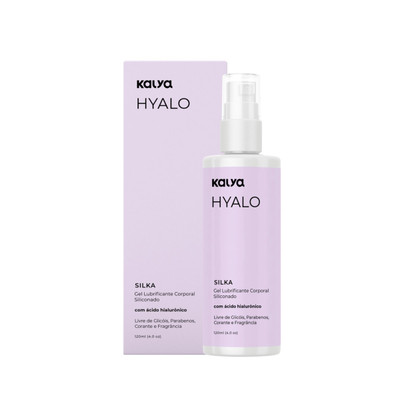 Lubrificante Corporal Siliconado com Ácido Hialurônico - HYALO SILKA | 120ml