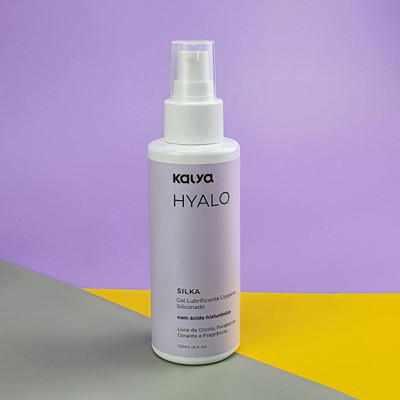 Lubrificante Corporal Siliconado com Ácido Hialurônico - HYALO SILKA | 120ml