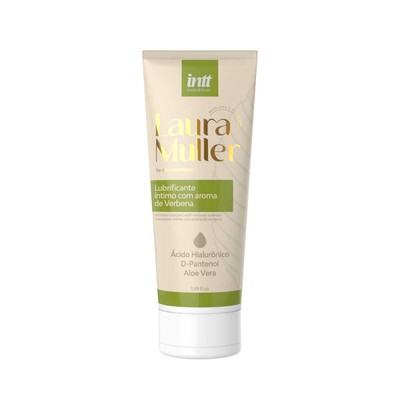 Lubrificante Íntimo à Base d'Água com Ácido Hialurônico, D-Pantenol, Aloe Vera e Aroma de Verbena - Intt By Laura Muller | 50 ml