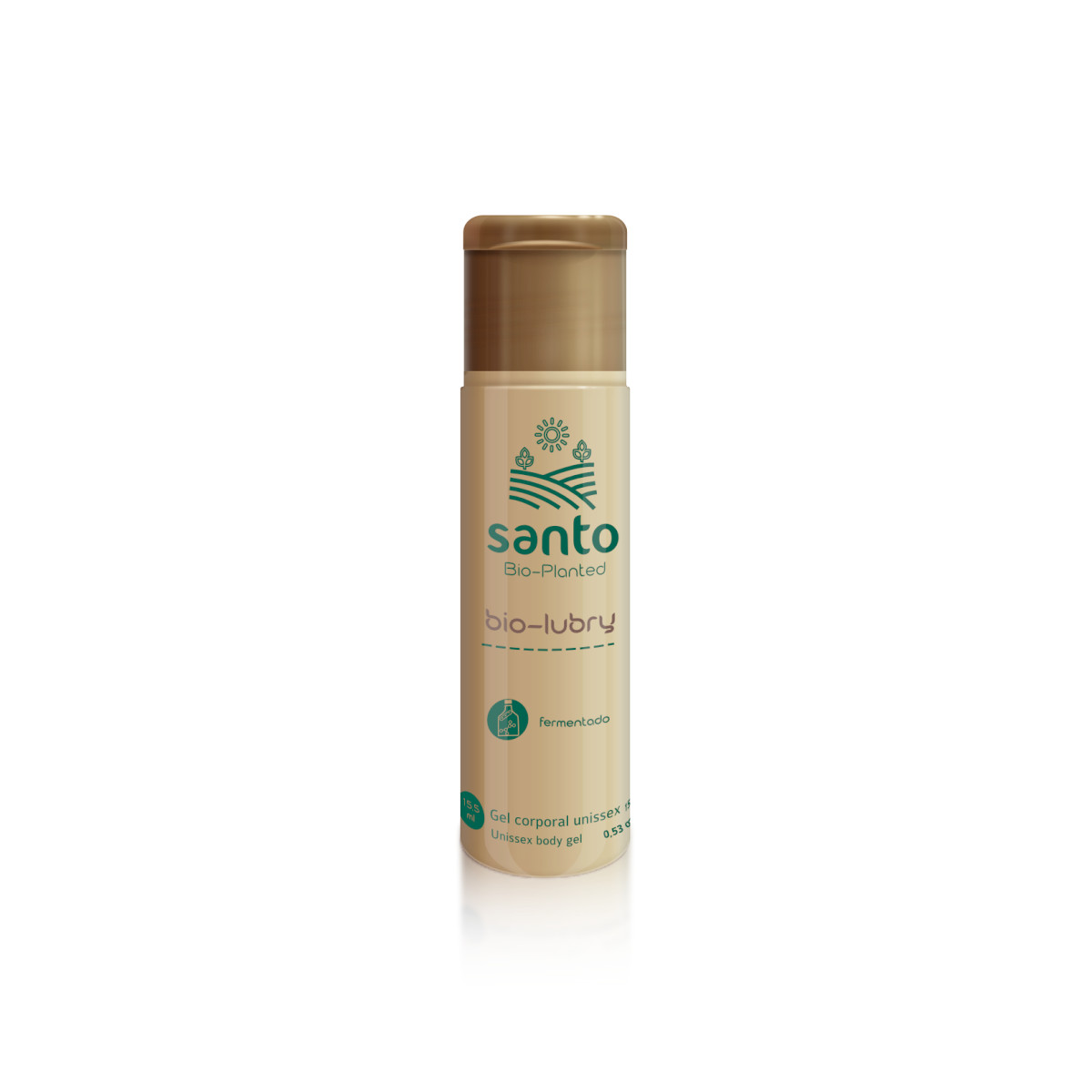 Lubrificante Íntimo à Base D'Água Vegano com Cosmetologia Fermentada - Santo Cosméticos Bio-Planted Bio-Lubry | 15g - 2