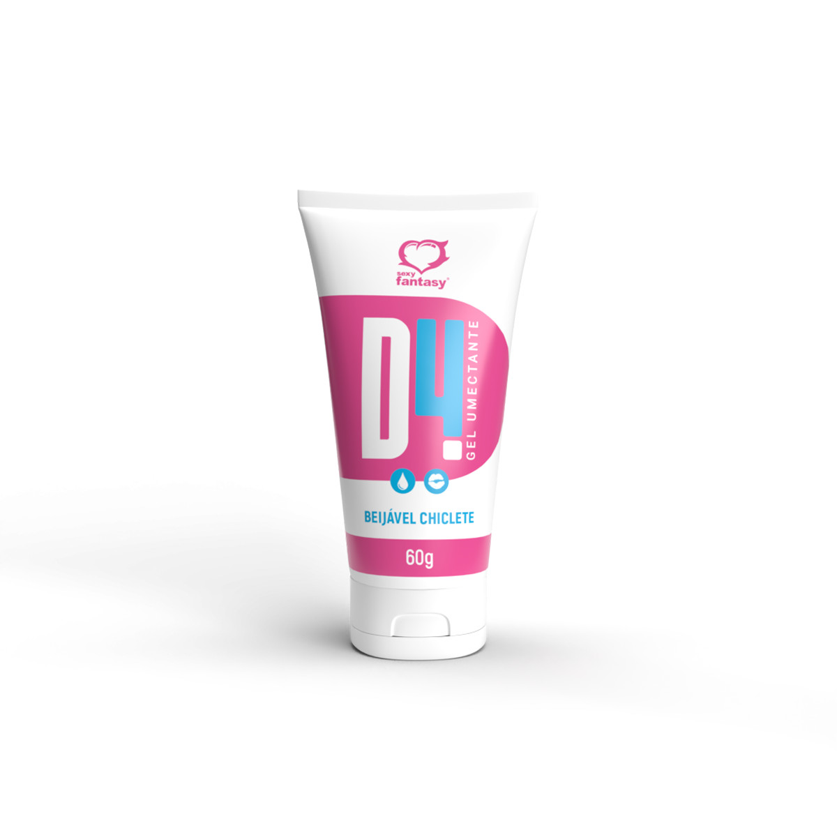Lubrificante Lubrificante Íntimo Beijável - Sexy Fantasy D4 - 60g | Disponível em 4 Sabores - 2