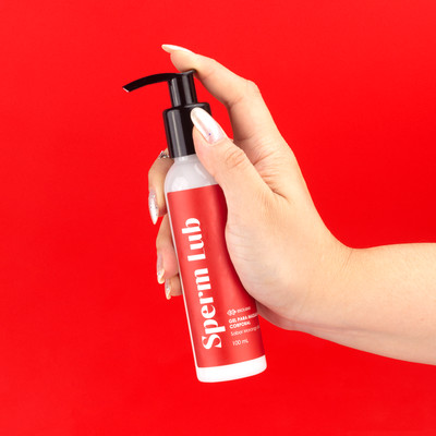 Lubrificante Íntimo Semelhante ao Sêmen À Base D'Água com Sabor de Morango - Exclusiva Cosméticos Sperm Lub | 100 ml