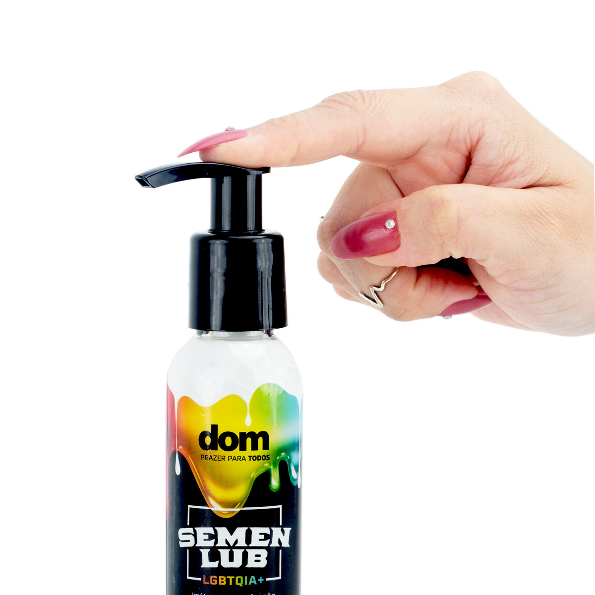 Lubrificante Íntimo Semelhante ao Sêmen, à Base d'água com Sabor Vanilla - Dom Semen Lub Lgbtqia+ | 100 ml - 4