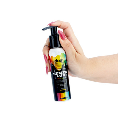 Lubrificante Íntimo Semelhante ao Sêmen, à Base d'água com Sabor Vanilla - Dom Semen Lub Lgbtqia+ | 100 ml