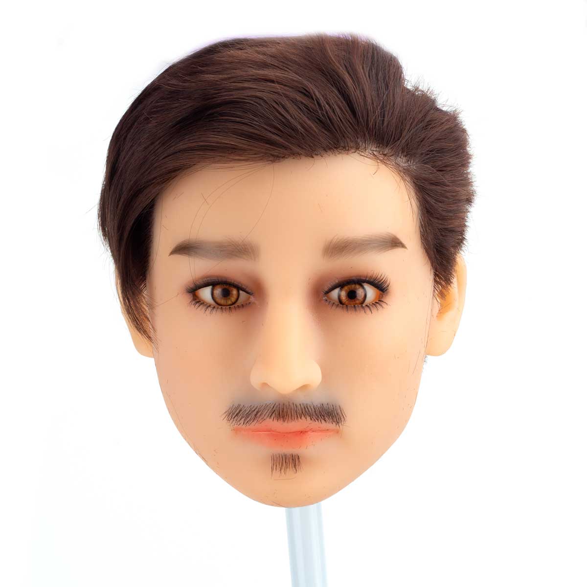 Luke - Boneco Realístico em TPE com Olhos Castanhos Claro, Cabelo Castanho, 2 Próteses Penianas, Vértebras em Aço e Acessórios - 45 Kg e 1,60 Metros de Altura - 11