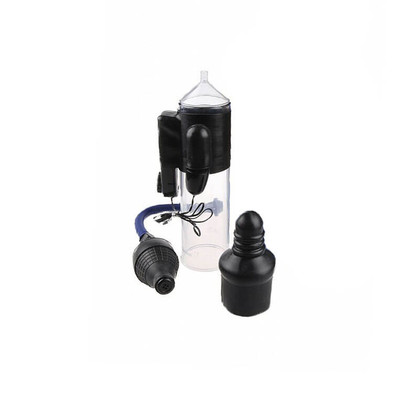 Bomba Peniana Manual com Cápsula Vibratória e Controle Remoto com Fio - Lust Buster Vacuum Pump | 23 x 5,8 cm
