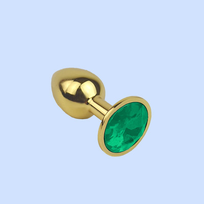 Foto 12 do produto Plug Anal "P" Dourado com Joia na Base - Lust Metal Plug Diamond | 6 x 2,7 cm | Disponível em 11 Cores