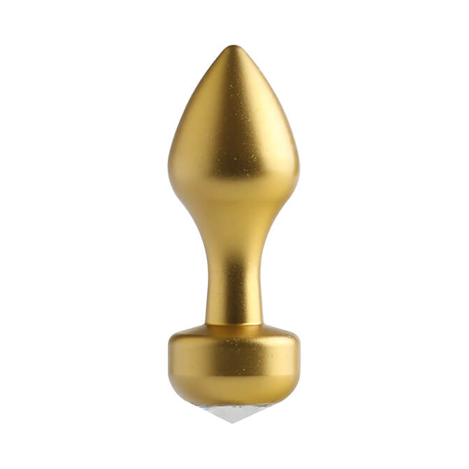 Lust Metal Silver Jewelry - Plug Anal Dourado | Cor: Branco - 2