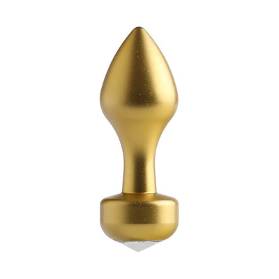 Foto 2 do produto Lust Metal Silver Jewelry - Plug Anal Dourado | Cor: Branco