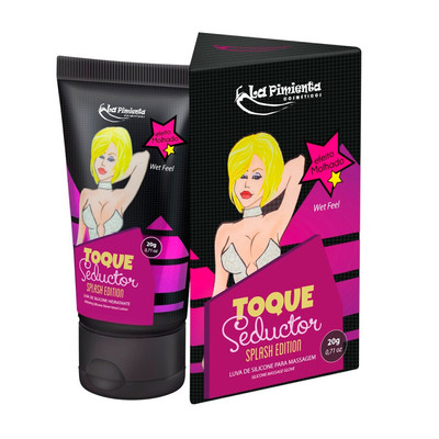 Luva de Silicone para Masturbação com Efeito Molhado - La Pimienta Toque Seductor Splash Edition | 20g