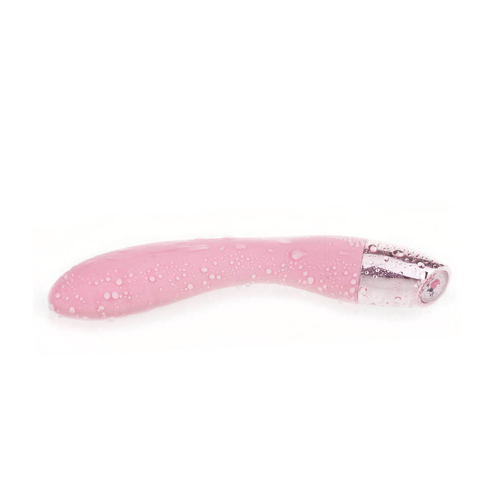 LuxeLuv Only V - Vibrador Recarregável com 10 Modos de Vibração - 18,5 x 3,2 cm | Cor: Rosa Claro - 5
