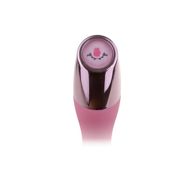Foto 4 do produto LuxeLuv Only V - Vibrador Recarregável com 10 Modos de Vibração - 18,5 x 3,2 cm | Cor: Rosa Claro