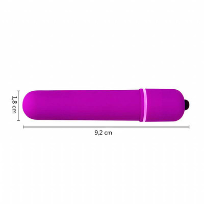 Foto 3 do produto Cápsula Vibratória em ABS com 10 Modos de Vibração - Lybaile Magic X10 | 9,2 x 1,8 cm