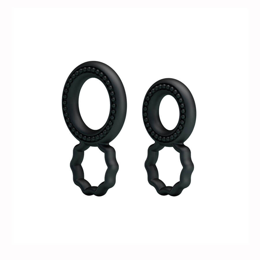 Kit com 2 Anéis Peniano Duplo em Diferentes Tamanhos com Anel para Escroto | Lybaile Ring - 3
