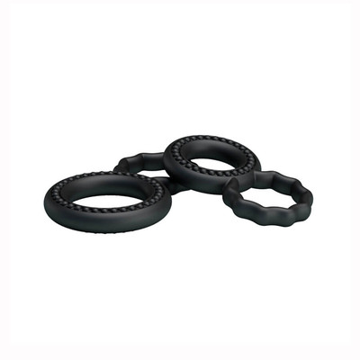 Foto 5 do produto Kit com 2 Anéis Peniano Duplo em Diferentes Tamanhos com Anel para Escroto | Lybaile Ring