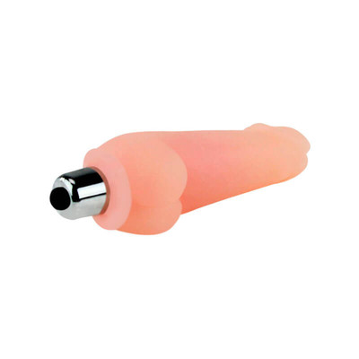 Foto 3 do produto Lybaile Super Mini Mavournin - Mini Prótese Peniana em Cyberskin com Vibração Única - 7,5 x 2,9 cm