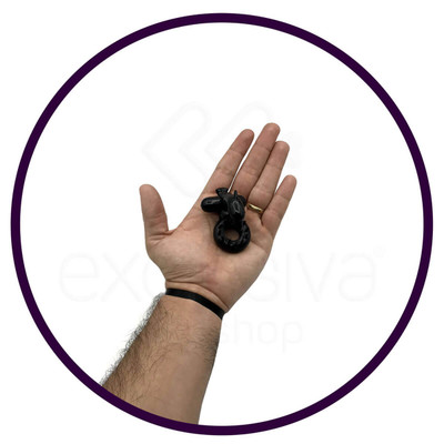 Foto 6 do produto Lybaile Sweet Ring - Anel Peniano em Silicone com Vibração Única e Textura Anelar no Formato de Golfinho