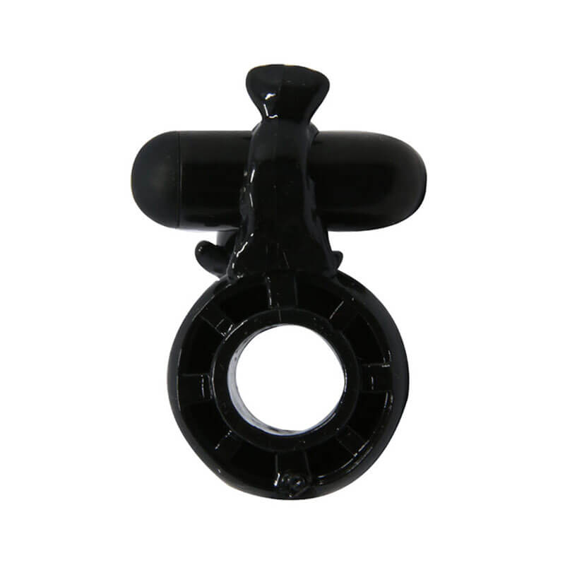 Lybaile Sweet Ring - Anel Peniano em Silicone com Vibração Única e Textura Anelar no Formato de Golfinho - 3