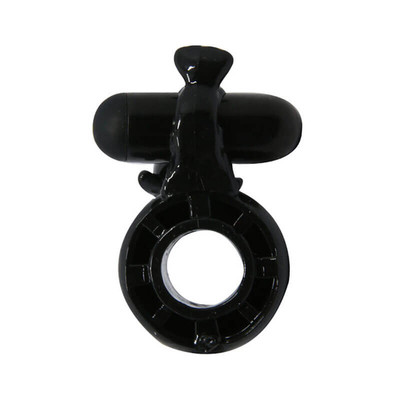 Foto 3 do produto Lybaile Sweet Ring - Anel Peniano em Silicone com Vibração Única e Textura Anelar no Formato de Golfinho