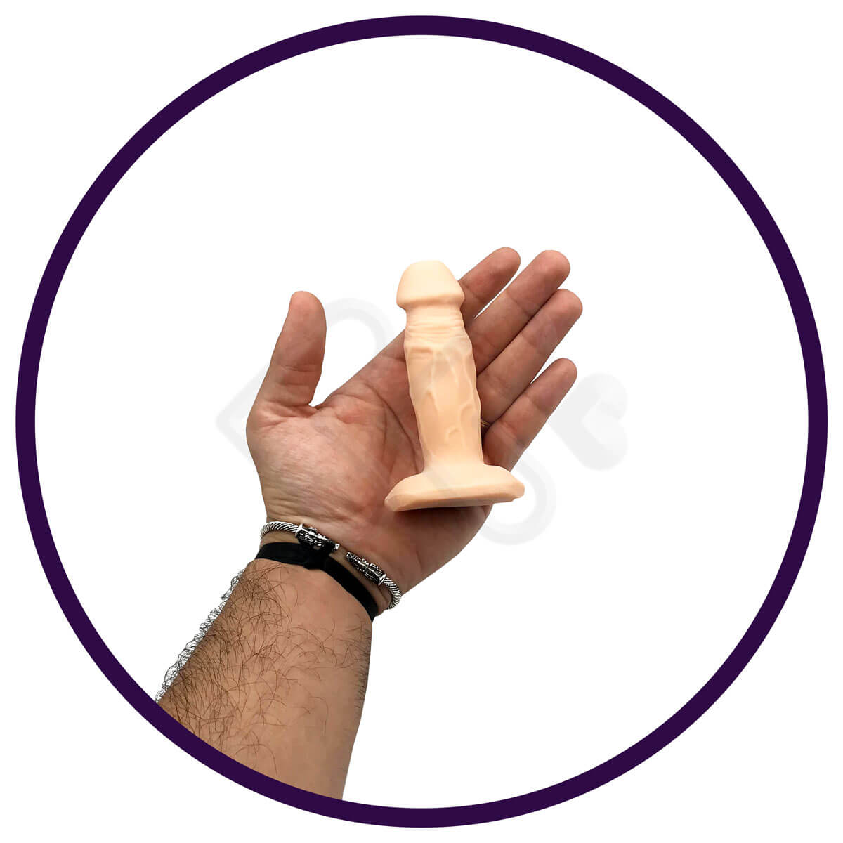 Plug Anal em TPE no Formato de Pênis Realístico com Base em Ventosa - Lybaile The Little Stud Penis | 9 x 3,1 cm - 4