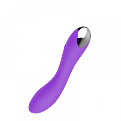 Foto 3 do produto Madhu - Vibrador Ponto G Recarregável em Silicone Soft Touch com 20 Modos de Vibração - 18,5 x 3,5 cm | Cor: Roxo