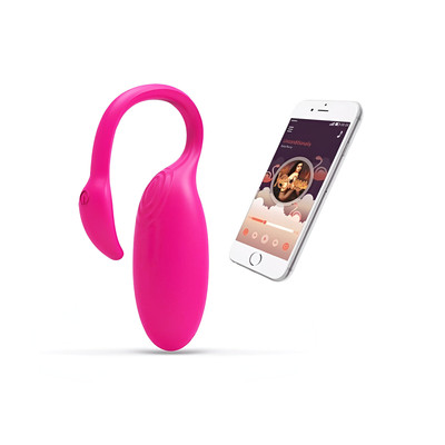 Estimulador de Ponto G e Clítoris, Recarregável com 10 Modos de Vibração e Controle por Aplicativo - Magic Motion Flamingo | 7,4 x 3 cm