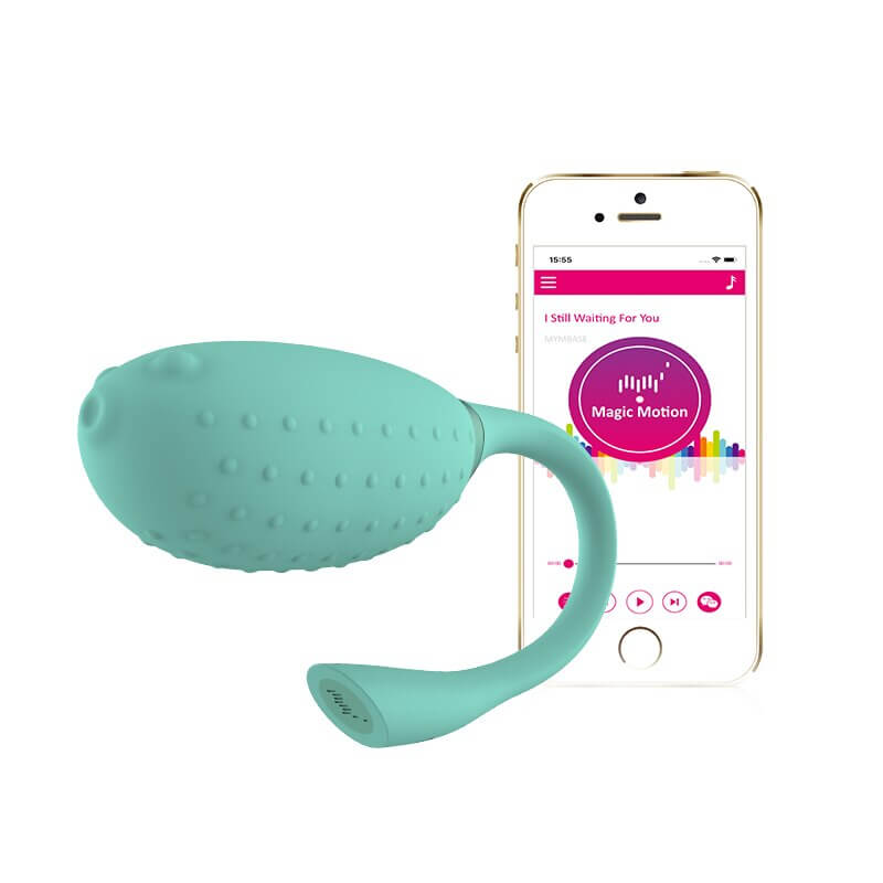Estimulador de Ponto G e Clítoris Recarregável em Silicone com Controle Via App e 7 Modos de Vibração Magic Motion Fugu - 11,3 x 3,5 cm | Disponível em 2 Cores - 2