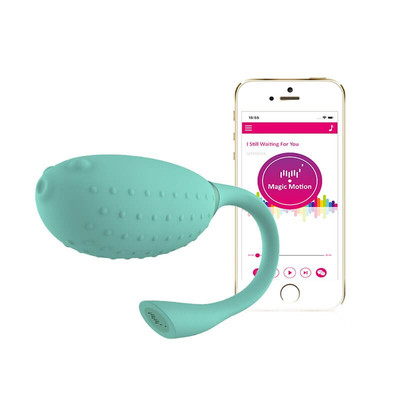 Foto 2 do produto Estimulador de Ponto G e Clítoris Recarregável em Silicone com Controle Via App e 7 Modos de Vibração Magic Motion Fugu - 11,3 x 3,5 cm | Disponível em 2 Cores