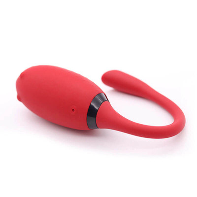 Foto 9 do produto Estimulador de Ponto G e Clítoris Recarregável em Silicone com Controle Via App e 7 Modos de Vibração Magic Motion Fugu - 11,3 x 3,5 cm | Disponível em 2 Cores