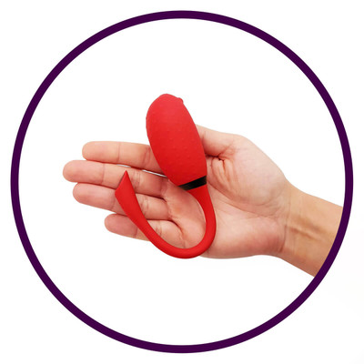 Estimulador de Ponto G e Clítoris Recarregável em Silicone com Controle Via App e 7 Modos de Vibração Magic Motion Fugu - 11,3 x 3,5 cm | Disponível em 2 Cores