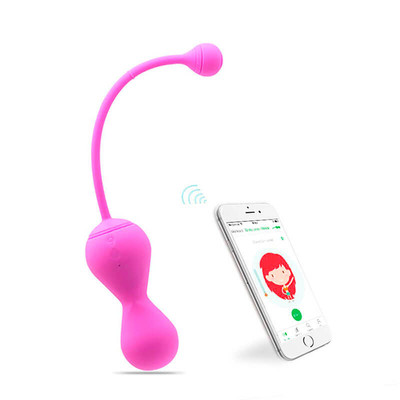 Esfera de Pompoar Recarregável Controlada por Aplicativo - Magic Motion Kegel Master | 8 x 3,5 cm