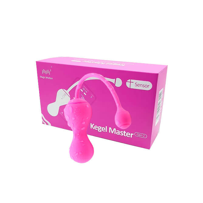 Esfera de Pompoar Recarregável Controlada por Aplicativo - Magic Motion Kegel Master | 8 x 3,5 cm - 2