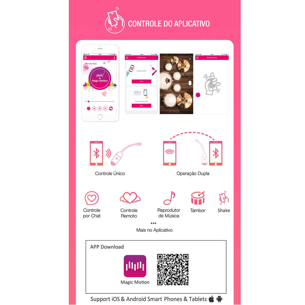 Estimulador de Ponto G e Clítoris em Silicone Recarregável, 7 Modos de Vibração e Aplicativo - Magic Motion Vini | 23,5 x 3,8 cm - 6