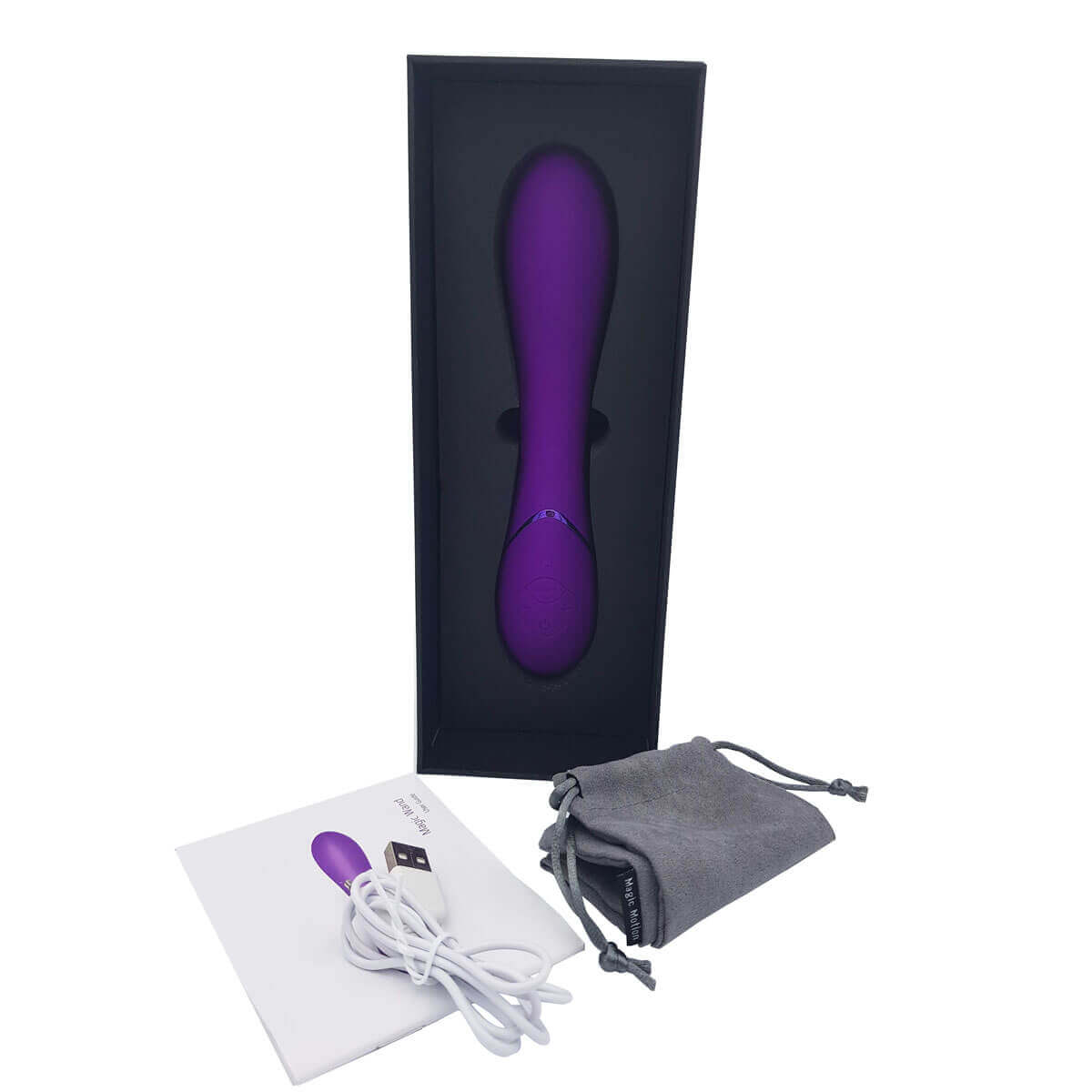 Magic Motion Magic Wand - Vibrador Estimulador de Ponto G Recarregável com Função de Esquentar e 7 Modos de Vibração - 20 x 4 cm - 4