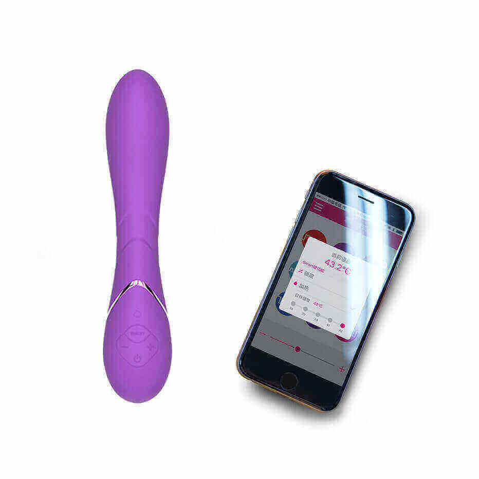 Magic Motion Magic Wand - Vibrador Estimulador de Ponto G Recarregável com Função de Esquentar e 7 Modos de Vibração - 20 x 4 cm - 2