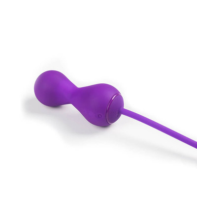 Foto 5 do produto Peso para Pompoar em Silicone com 4 Modos de Vibração, Recarregável e App Control - Magic Motion Smart Kegel Balls Master | 8,1 x 3 cm