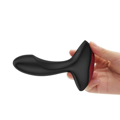 Estimulador de Próstata Curvado Recarregável em Silicone com 7 Modos de Vibração Controlado Via Aplicativo - Magic Motion Solstice | 13,2 x 3 cm