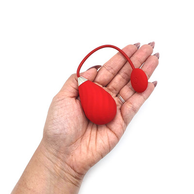Cápsula Vibratória Recarregável em Silicone Soft Touch com 10 Modos de Vibração e Aplicativo - Magic Motion Sundae | 5,8 x 3,4 cm