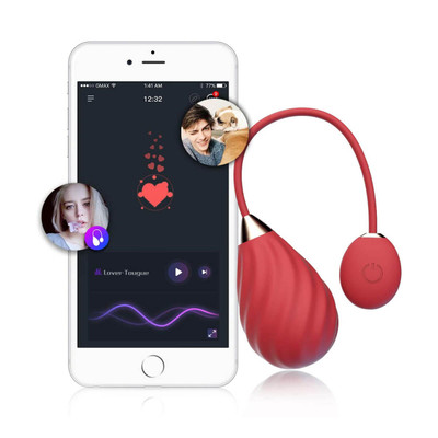 Cápsula Vibratória Recarregável em Silicone Soft Touch com 10 Modos de Vibração e Aplicativo - Magic Motion Sundae | 5,8 x 3,4 cm