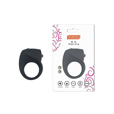Anel Peniano em Silicone Soft Touch com Vibração Única - XXOO Ring Anna | 6,3 x 4,9 cm