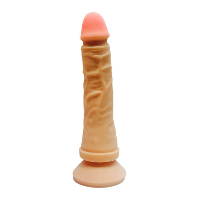 Magic Sexy - Pênis Realístico em Cyberskin com Glande Definida, Veias Salientes, Vértebra e Ventosa - 19 x 3,5 cm