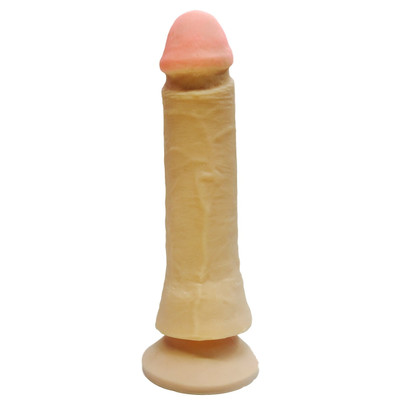 Magic Sexy - Pênis Realístico em Cyberskin com Glande Definida, Veias, Vértebra e Ventosa - 20 x 4,5 cm