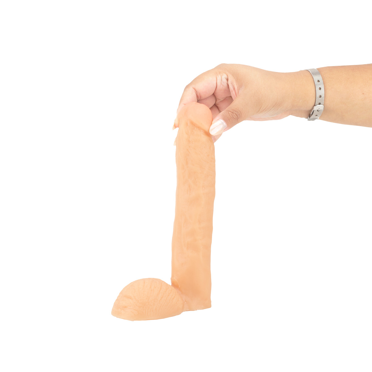 Prótese Peniana Realística em TPR com Glande Definida, Veias Salientes e Escroto - Magic Sexy | 20,5 x 4,6 cm - 6